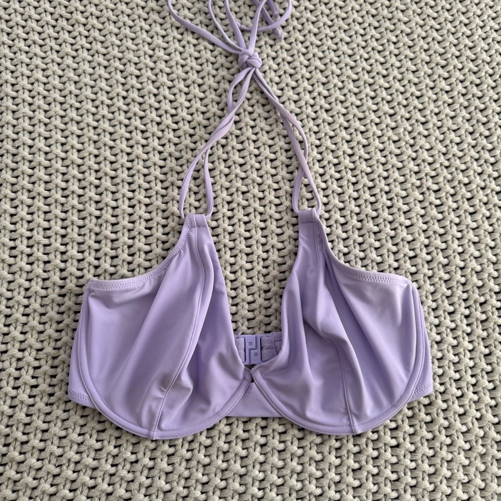 Miss Mandalay London Swim Fuller Bust Dune Underwired Bikini Top Size 36G